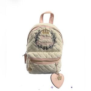 Juicy Couture Royal soft Backpack with Pink Accents